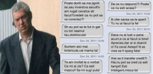 Tatal pedofilului Marius Frumuzache trage in mine cu sms-uri