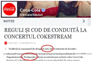 megaBad PR la Coca-Cola Romania