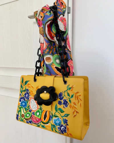 &quot;Summer on your shoulder&quot; custom handbag