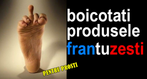 boicotati produsele frantuzesti - varianta pentru prosti
